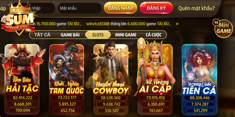 Game slot nổ hũ tại sumclub